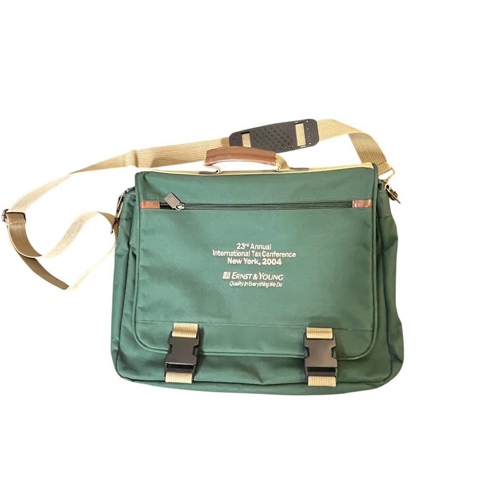 NW Messenger Bag Ernst Young Tax Conference Y2K Big Four Swag Corporate Finance